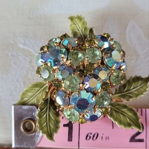 Periwinkle brooch.